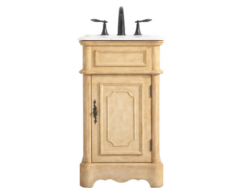 Elegant Bathroom Vanity - Antique Beige, L 19" (VF30419AB)