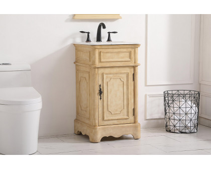 Elegant Bathroom Vanity - Antique Beige, L 19" (VF30419AB)