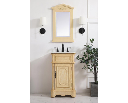 Elegant Bathroom Vanity - Antique Beige, L 19" (VF30419AB)