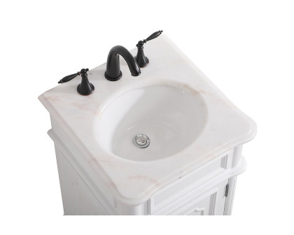 Elegant Bathroom Vanity - Antique White, L 19" (VF30419AW)