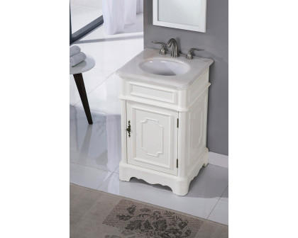 Elegant Bathroom Vanity - Antique White, L 21" (VF30421AW)