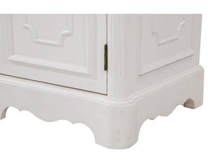 Elegant Bathroom Vanity - Antique White, L 21" (VF30421AW)