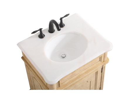 Elegant Bathroom Vanity - Antique Beige, L 24" (VF30424AB)