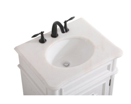 Elegant Bathroom Vanity - Antique White, L 24" (VF30424AW)