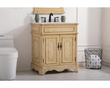 Elegant Bathroom Vanity - Antique Beige (VF30430AB)