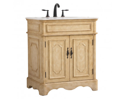 Elegant Bathroom Vanity - Antique Beige (VF30430AB)