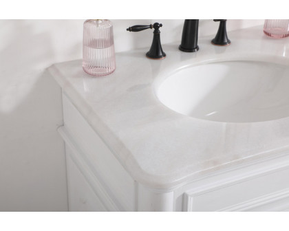 Elegant Bathroom Vanity - Antique White (VF30430AW)