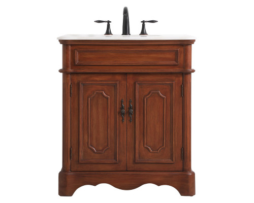 Elegant Bathroom Vanity - Teak (VF30430TK)