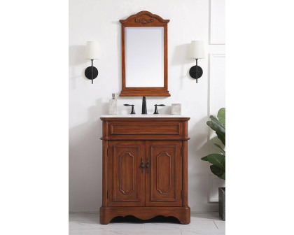 Elegant Bathroom Vanity - Teak (VF30430TK)