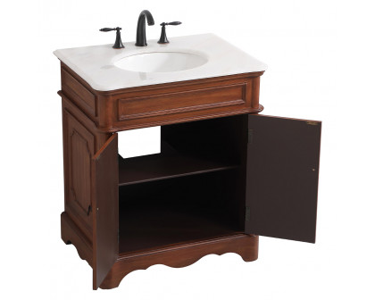 Elegant Bathroom Vanity - Teak (VF30430TK)