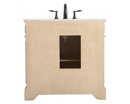 Elegant Bathroom Vanity - Antique Beige (VF30436AB)