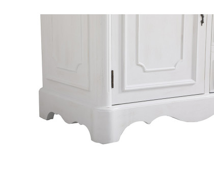 Elegant Bathroom Vanity - Antique White (VF30436AW)