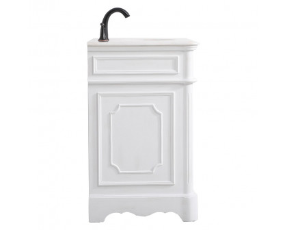 Elegant Bathroom Vanity - Antique White (VF30436AW)