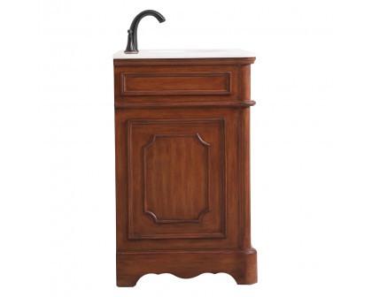 Elegant Bathroom Vanity - Teak (VF30436TK)