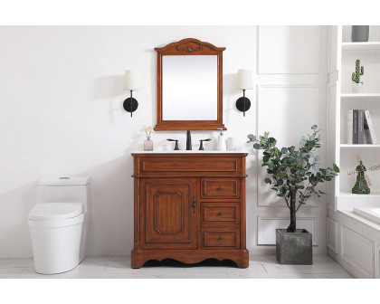 Elegant Bathroom Vanity - Teak (VF30436TK)