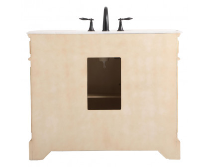 Elegant Bathroom Vanity - Antique Beige (VF30442AB)