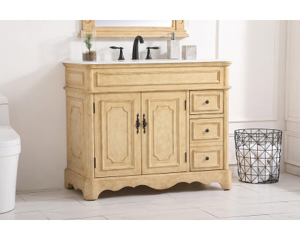 Elegant Bathroom Vanity - Antique Beige (VF30442AB)