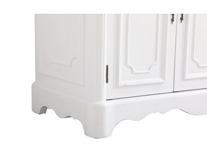 Elegant Bathroom Vanity - Antique White (VF30442AW)