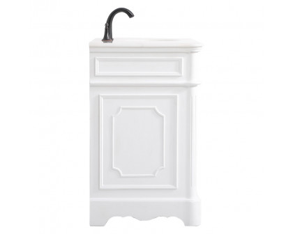 Elegant Bathroom Vanity - Antique White (VF30442AW)