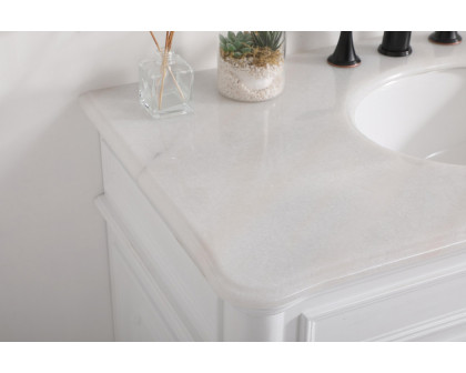 Elegant Bathroom Vanity - Antique White (VF30442AW)