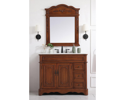 Elegant Bathroom Vanity - Teak (VF30442TK)