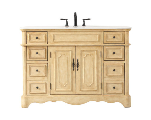 Elegant Bathroom Vanity - Antique Beige (VF30448AB)