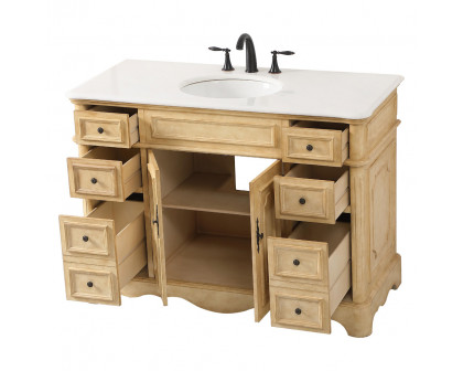 Elegant Bathroom Vanity - Antique Beige (VF30448AB)