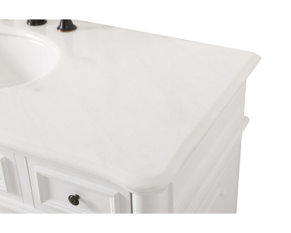 Elegant Bathroom Vanity - Antique White (VF30448AW)