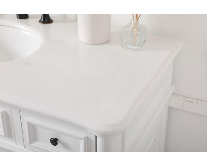 Elegant Bathroom Vanity - Antique White (VF30448AW)