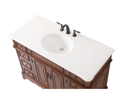 Elegant Bathroom Vanity - Teak (VF30448TK)