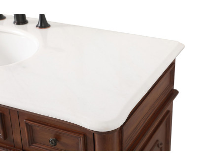 Elegant Bathroom Vanity - Teak (VF30448TK)