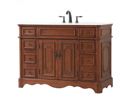 Elegant Bathroom Vanity - Teak (VF30448TK)