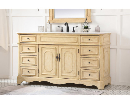 Elegant Bathroom Vanity - Antique Beige (VF30460AB)