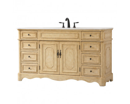 Elegant Bathroom Vanity - Antique Beige (VF30460AB)