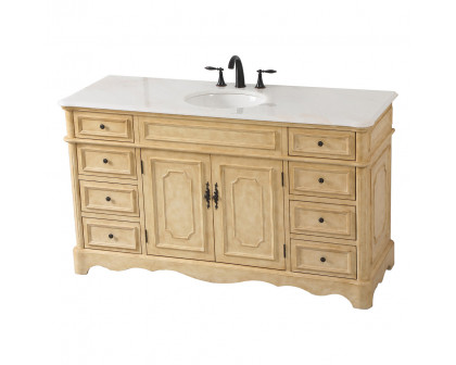 Elegant Bathroom Vanity - Antique Beige (VF30460AB)