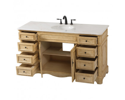 Elegant Bathroom Vanity - Antique Beige (VF30460AB)