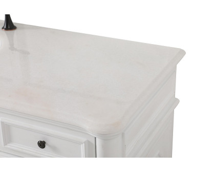 Elegant Bathroom Vanity - Antique White (VF30460AW)