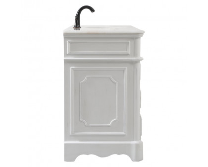 Elegant Bathroom Vanity - Antique White (VF30460AW)