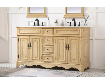 Elegant Bathroom Vanity - Antique Beige (VF30460DAB)