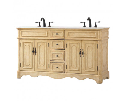 Elegant Bathroom Vanity - Antique Beige (VF30460DAB)