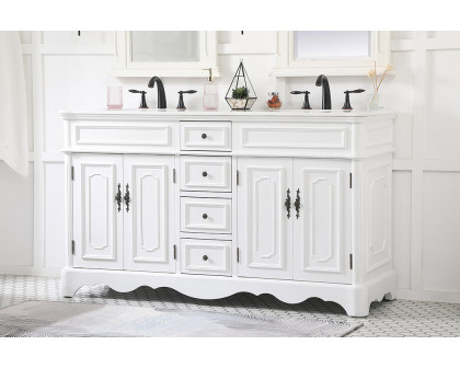 Elegant Bathroom Vanity - Antique White (VF30460DAW)