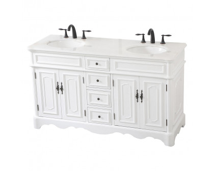 Elegant Bathroom Vanity - Antique White (VF30460DAW)