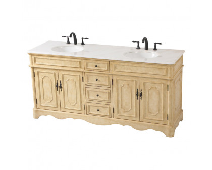 Elegant Bathroom Vanity - Antique Beige (VF30472DAB)