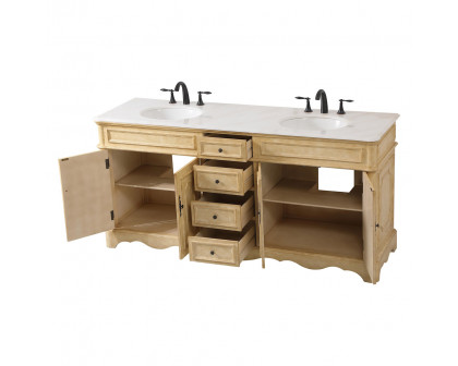 Elegant Bathroom Vanity - Antique Beige (VF30472DAB)