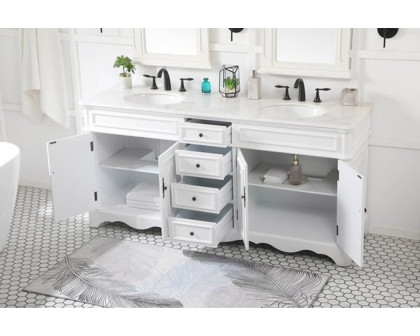 Elegant Bathroom Vanity - Antique White (VF30472DAW)