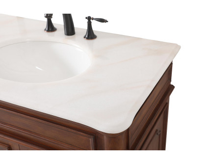 Elegant Bathroom Vanity - Teak (VF30472DTK)