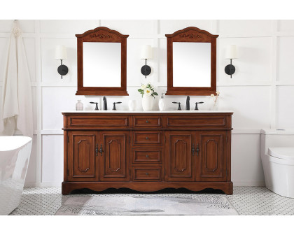 Elegant Bathroom Vanity - Teak (VF30472DTK)