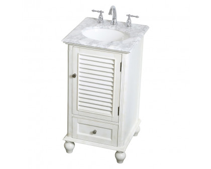 Elegant Bathroom Vanity - Antique White (VF30519AW)