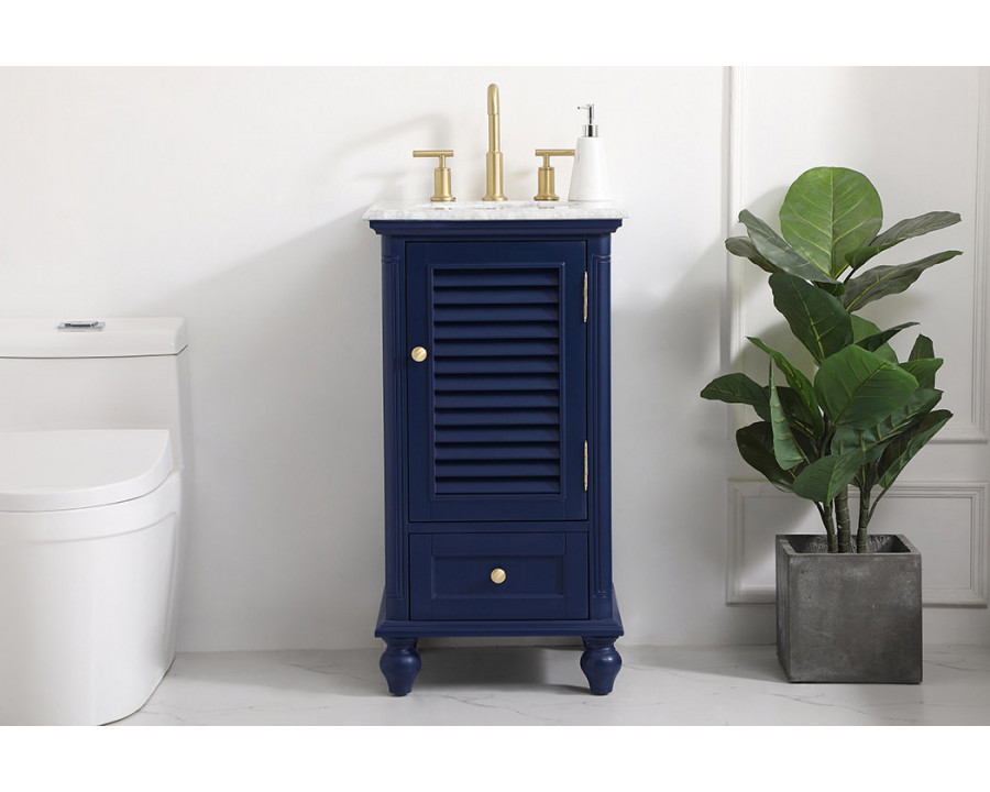 Elegant Bathroom Vanity - Blue (VF30519BL)