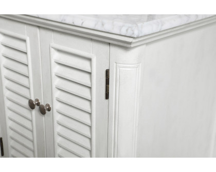 Elegant Bathroom Vanity - Antique White, L 24" (VF30524AW)